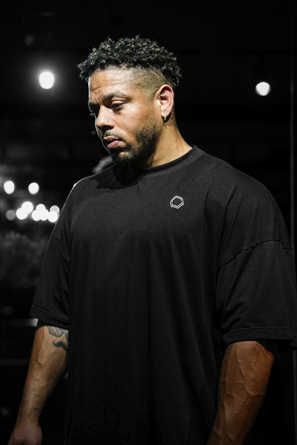 Mindset Oversized Tee – OBSIDIAN